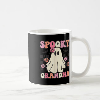 Caneca De Café Vovó Spooky Halloween Ghost Costume Retro Groov