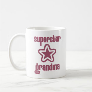 Caneca De Café Vovó Superstar