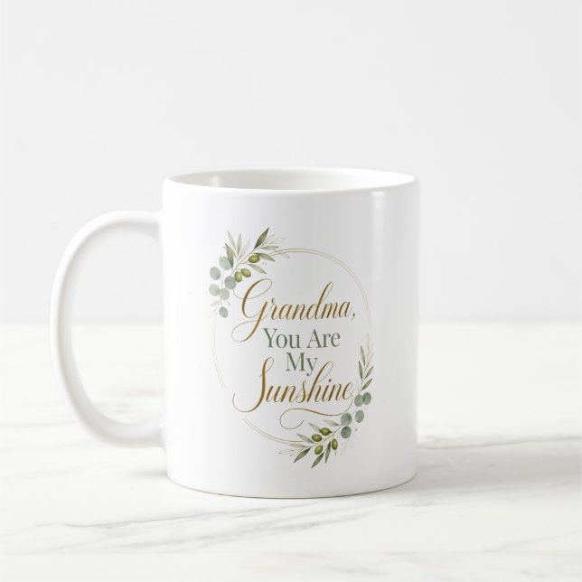 Caneca De Café Vovó, Você É Meu Sol (Esquerda)