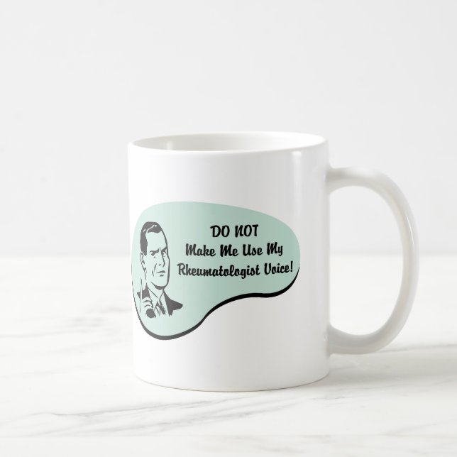Caneca De Café Voz do Rheumatologist (Direita)