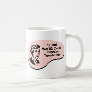 Caneca De Café Voz do terapeuta respiratório