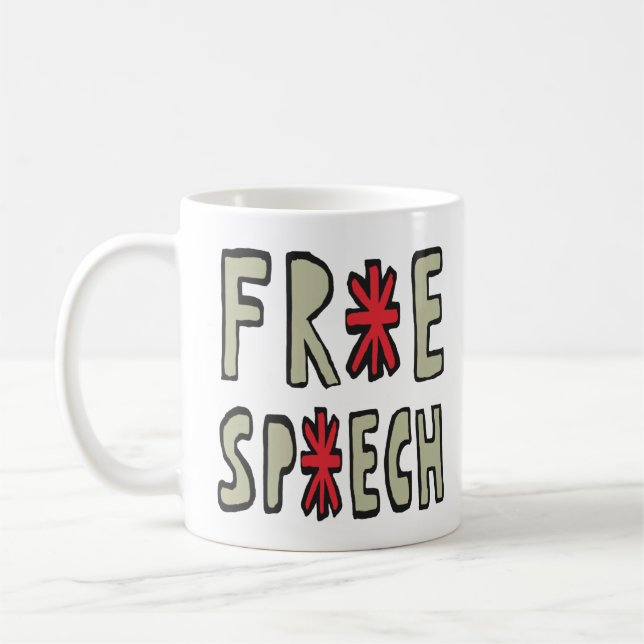 Caneca De Café Voz Livre (Esquerda)