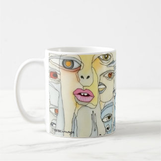 Caneca De Café "Vozes" Art Mug de DAKimage