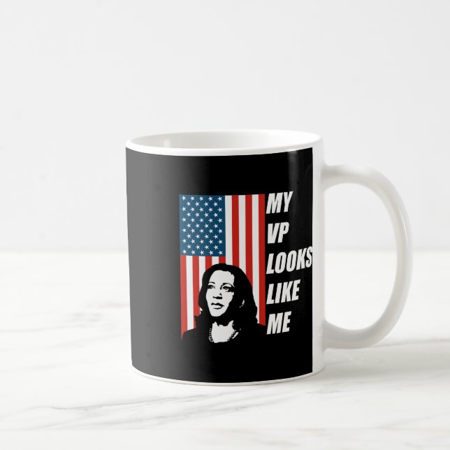 Caneca De Café Vp Parece Me Kamala Harris (Direita)