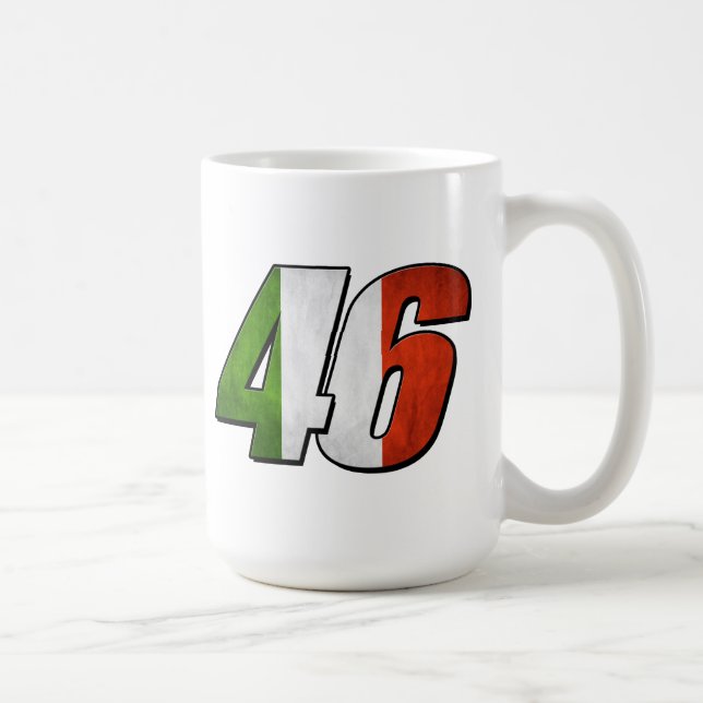 Caneca De Café VR46flag (Direita)