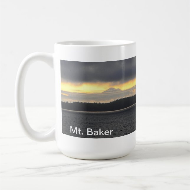 Caneca De Café Vulcão Mt. Baker (Esquerda)