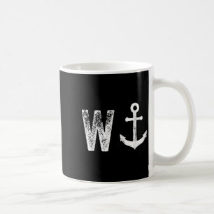 Caneca De Café W Anchor Funny Wanker Jerk British Slang