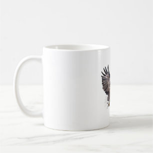 Caneca De Café W é para a águia branca