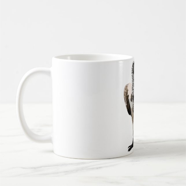Caneca De Café W é para o abutre branco (Esquerda)