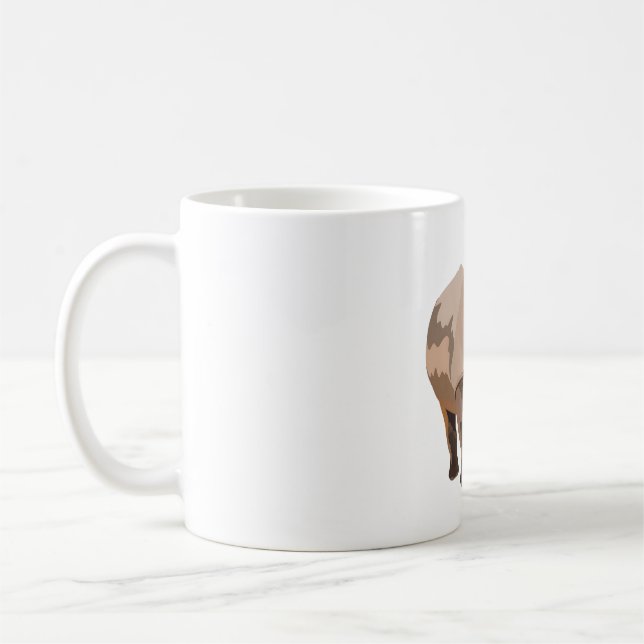 Caneca De Café W é para White Rhino (Esquerda)