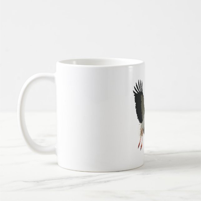 Caneca De Café W é para White Stork (Esquerda)