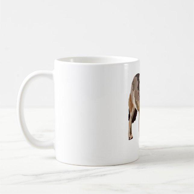 Caneca De Café W é para Wolf (Esquerda)