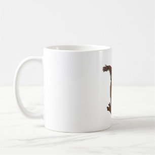 Caneca De Café W é para Wooly Lemur