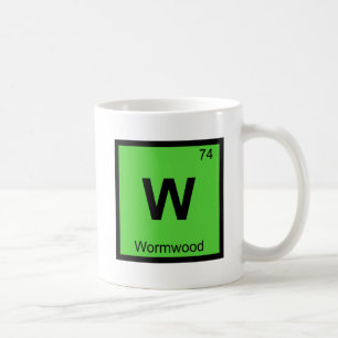 Caneca De Café W - Química do Absinto Símbolo da Tabela Periódica