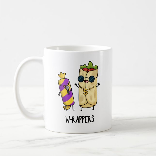 Caneca De Café W-rappers Funny Comida Pun (Esquerda)