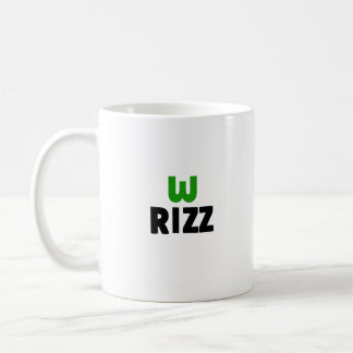 Caneca De Café W rizz mug funies