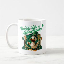 Caneca De Café Waddle como uma Rua de Leprechaun.
