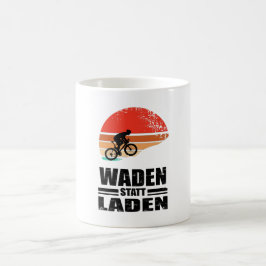 Caneca De Café Waden statt Laden - Mountainbike BMX Fahrrad 