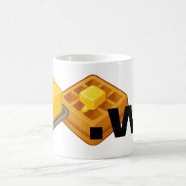 Caneca De Café Waffle de Manteiga