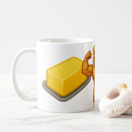 Caneca De Café Waffle de Manteiga