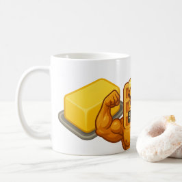 Caneca De Café Waffle de Manteiga