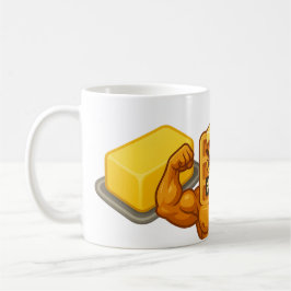 Caneca De Café Waffle de Manteiga