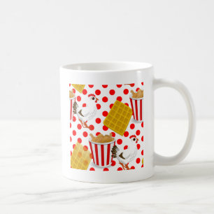 Caneca De Café waffles de frango