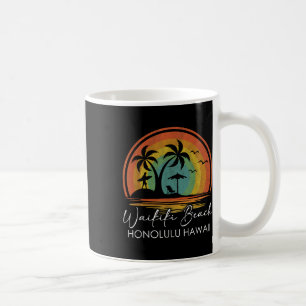 Caneca De Café Waikiki Beach Honolulu Hawaii Summer Vacp Trop