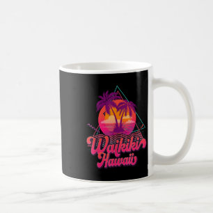 Caneca De Café Waikiki Beach Vacing Havaí Surf Sunset Surfer R