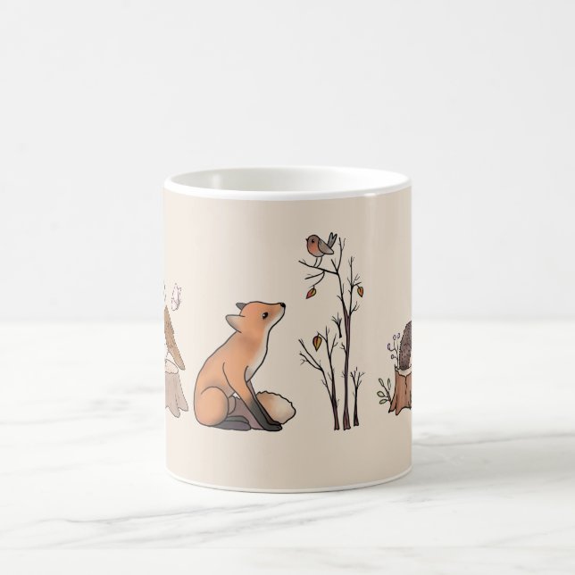 Caneca De Café Wald mit Tieren (Centro)