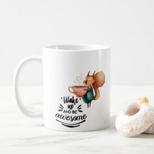 Caneca De Café Wale Up incrível Squirrel