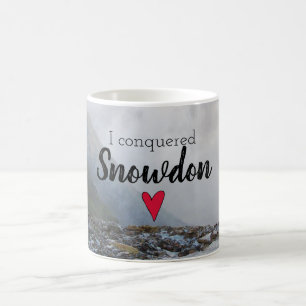 Caneca De Café Wales Conquistou o cenário de Snowdon Welsh Strea