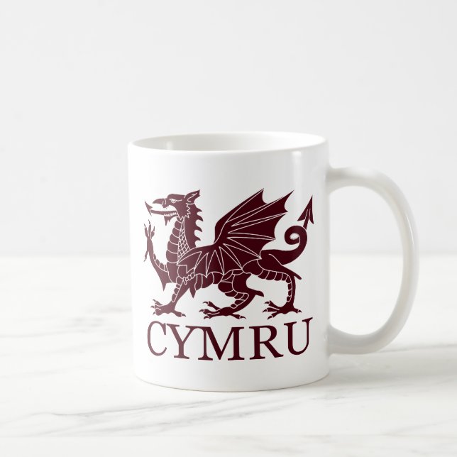 Caneca De Café Wales CYMRU (Direita)