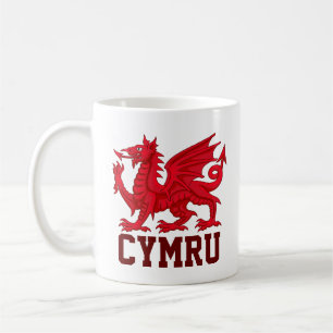 Caneca De Café Wales Red Dragon (Y Ddraig Goch)