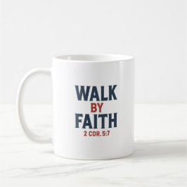 Caneca De Café Walk by Faith Coffee Mug