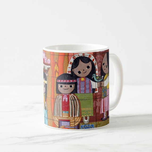 Caneca De Café Wall Mural Kids Whimsical (Frente Esquerda)