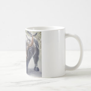 Caneca De Café Wall Street Bull por Paul Jackson