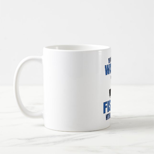 Caneca De Café WALLEYE FISHING Walleye Fisheries And Beer (Esquerda)