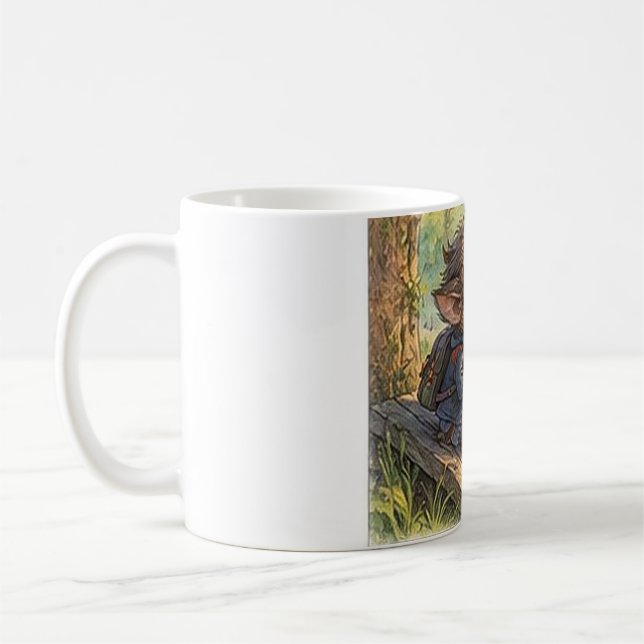 Caneca De Café Wally o Lobisomem (Esquerda)