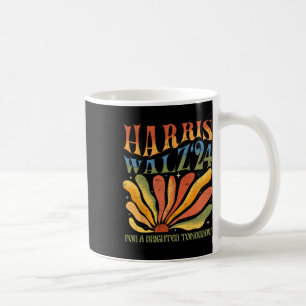 Caneca De Café Walz Para Um Amanhã Mais Brilhante Kamala Harris W