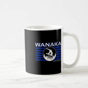 Caneca De Café Wanaka Nova Zelândia Esquiando Neozelandês Neve