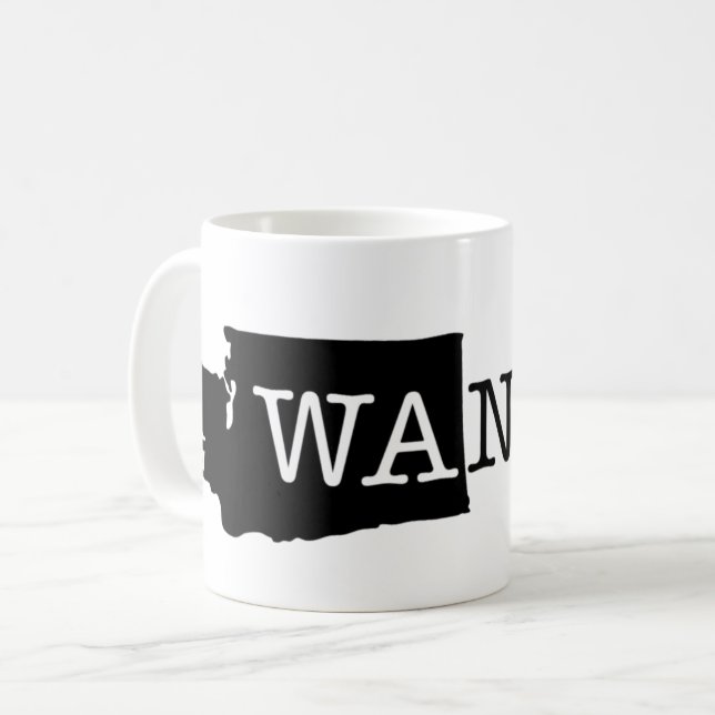 Caneca De Café Wander Washington State Mug (Frente Esquerda)