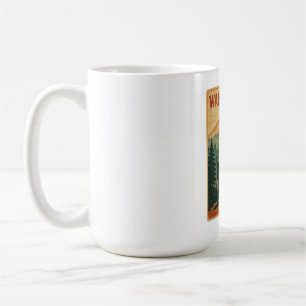 Caneca De Café Wanderlust - Vintage Mountain Hikers - Trilha Retr