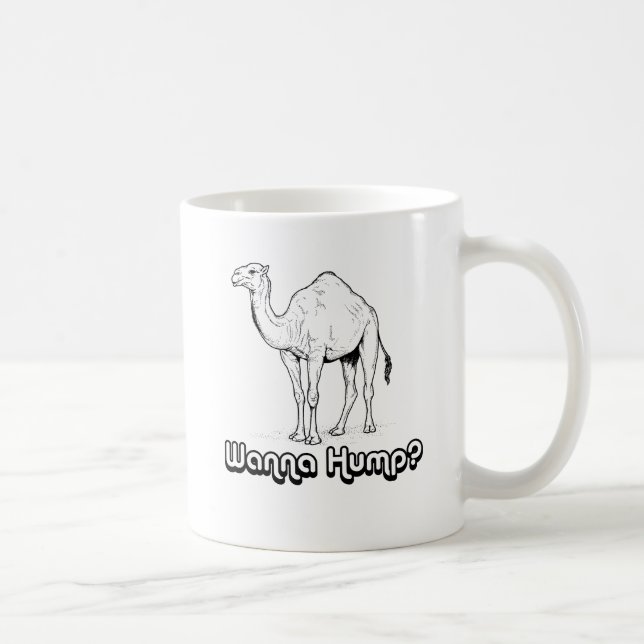 Caneca De Café Wanna Hump - (Direita)