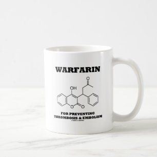 Caneca De Café Warfarin para impedir a trombose & o embolismo