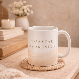 Caneca De Café Warm Coastal Awakening Classic Mug, 11 oz