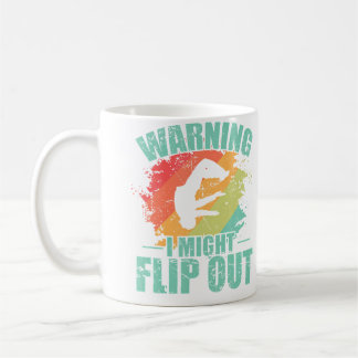 Caneca De Café Warning I Might Flip Out Parkour Sport