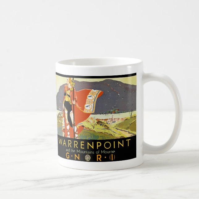 Caneca De Café Warrenpint e os Montanos de Mourne (Direita)