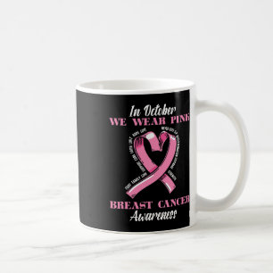 Caneca De Café Warri de Fita Rosa, Sobrevivência do Cancer da Mam
