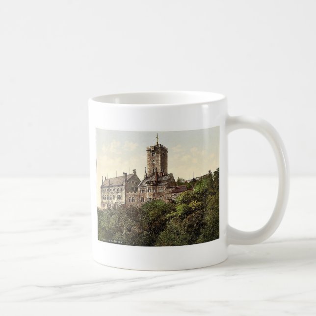Caneca De Café Wartburg, do leste, Thuringia, Alemanha P raro (Direita)